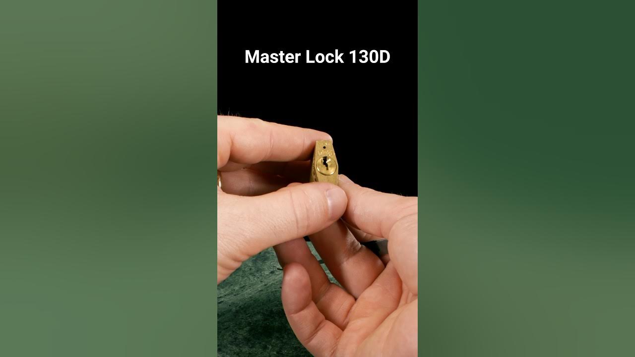 Master Lock opened without using a Master Lock - YouTube