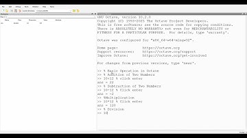 Basic Arithmetic Operations in Octave – Addition, Subtraction, Multiplication & Division