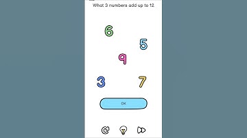 Brain Out Level 36 🤯 | 3 Numbers Add Up to 12? | #shorts