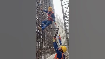 Construction Process - Reinforcement Workers