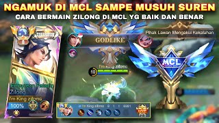 KETIKA ZILONG MODE NGAMUK DI FINAL MCL, MUSUH SAMPE SUREN | Mobile Legends Bang-bang