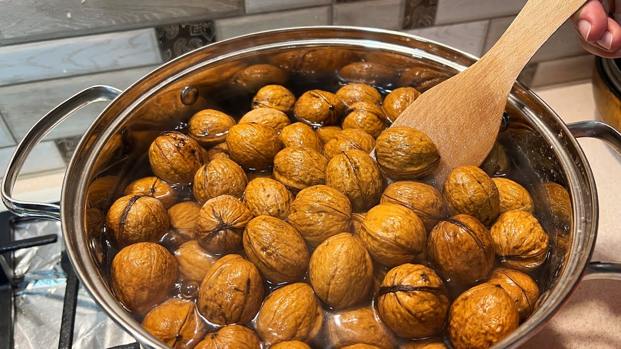 Wie Bekomme Ich Walnuss Braune Finger Sauber Gießen Sie die Walnuss in kochendes Wasser👍 Dieses Rezept wurde geheim