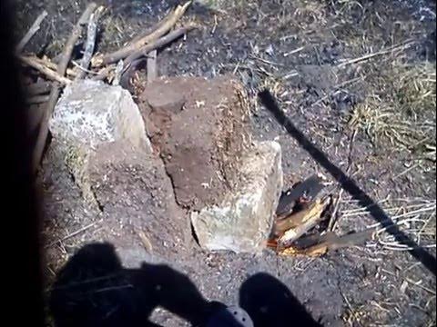 Полевая ракетная печь за 2 минуты - YouTube