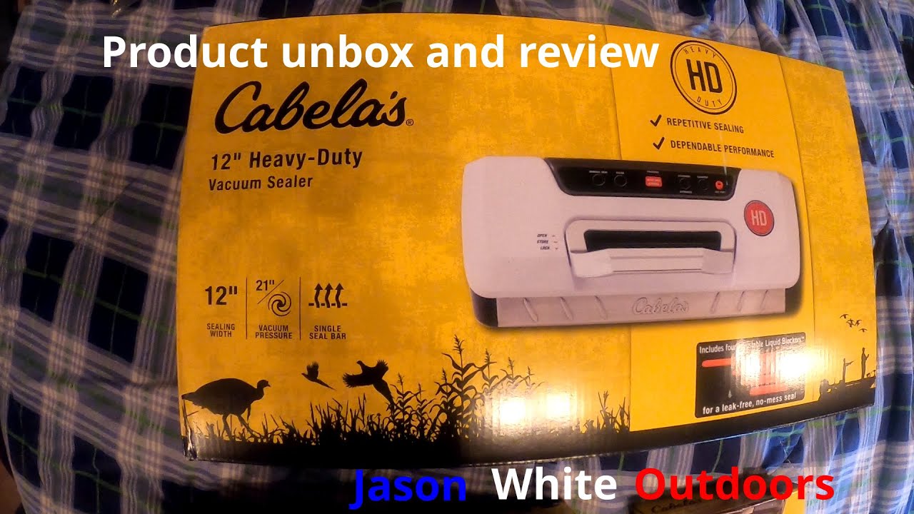 Review: Cabela's Commercial-Grade 12 Vacuum Sealer - Exploring With Mishap  Maggie