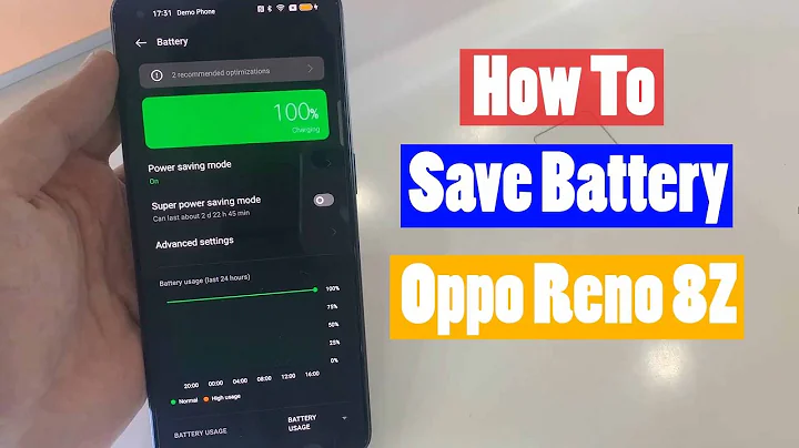 How to save battery on Oppo Reno 8z | Oppo Reno 8z battery optimization settings