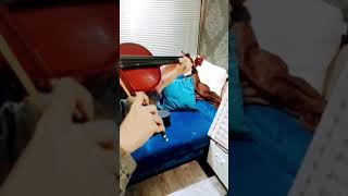 oriental music rehearsal - Oriental music scale نهاوند from F natural octave #music #violin #كمان