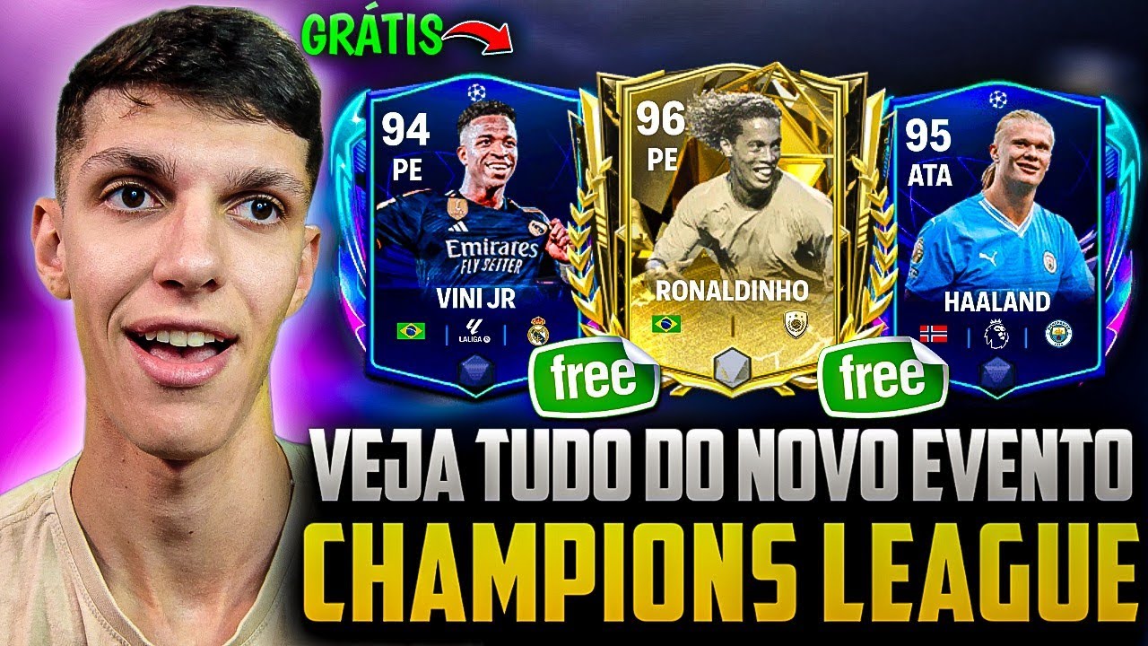 NOVO EVENTO CHEGANDO🔥 CONFIRA TUDO SOBRE A CHAMPIONS LEAGUE NO FIFA MOBILE  23😱 ABSURDO! 