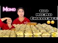 100 momo challenge  food challenge  veg momo  nepal mukbung  eating  roshna