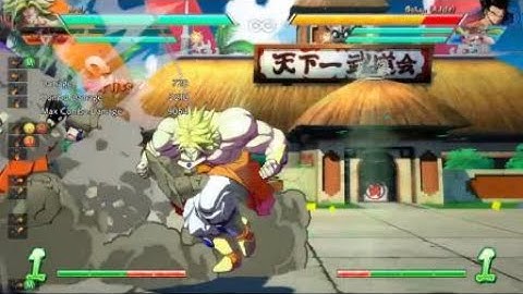 Broly Hit Confirms into Lariat from j.2H with Goku/Cell Assists