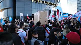 Banderazo hotel de River, Libertadores en madrid, &quot;siempre voy descontrolado&quot;