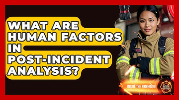 What Are Human Factors In Post-incident Analysis? - Inside the Firehouse