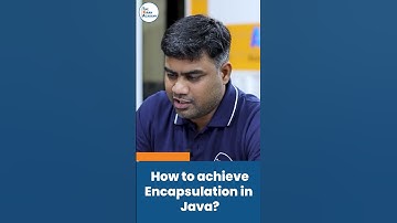 Java Interview Question | How To Achieve Encapsulation In Java? | #shorts #kiransir #java