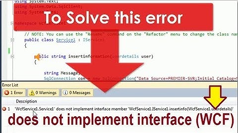 Solved Does not implement interface member in wcf service in asp.net c#