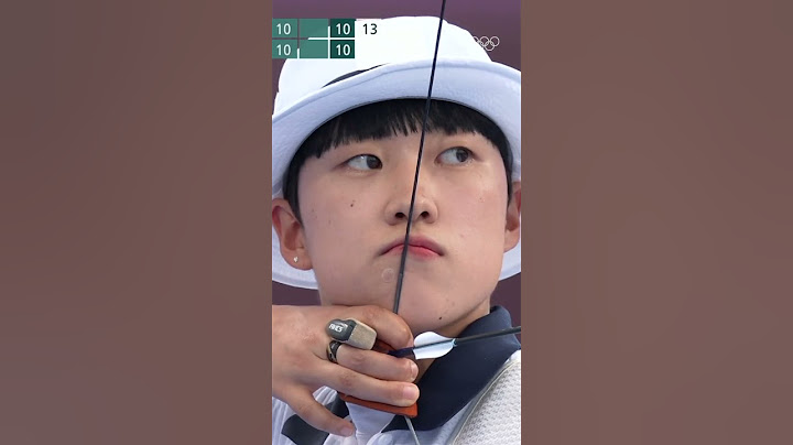 🔟🔟🔟 한 치의 오차도 없이 과녁 중앙에 명중🎯  #올림픽 #양궁