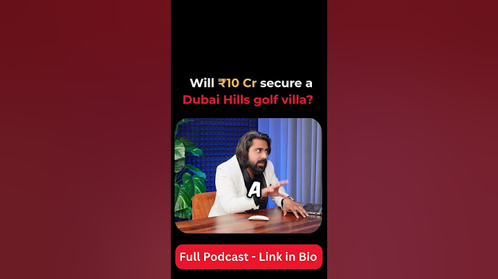 Can ₹10 Crore Buy You a Luxury Golf Villa in Dubai Hills? 🏌️‍♂️🏠 #lokinchillpodcast #luxuryliving