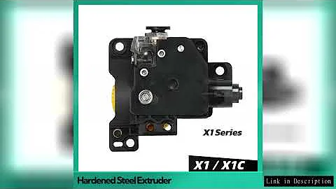 Hardened Steel Extruder for Bambu Lab X1 X1C 3D Printers Extruder for Bambu P1P Gears Stainless Stee