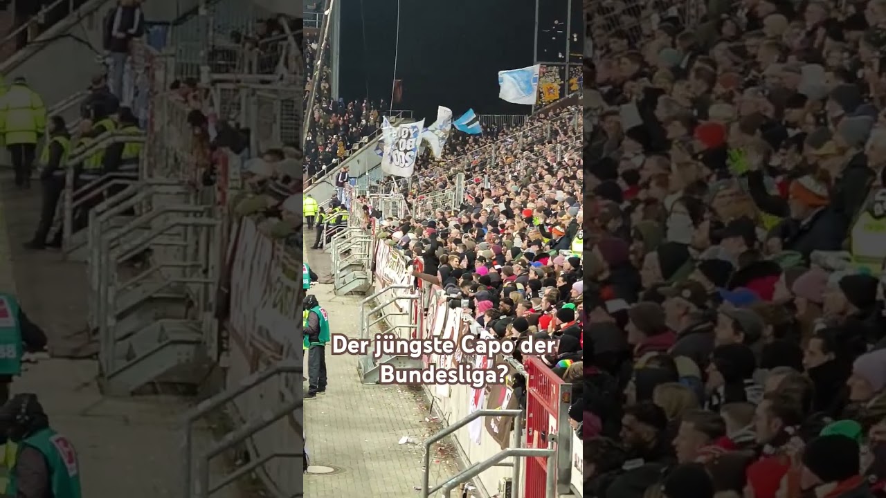 Kleiner Junge heizt FC St. Pauli-Fans ein