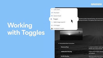 How to use Toggles in Gamma to hide or reveal content