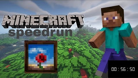 Speedrunning random minecraft item | electroxplays