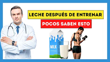 ¿Es buena la leche para la recuperación muscular?