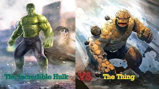 The Incredible Hulk Vs The Thing Redux