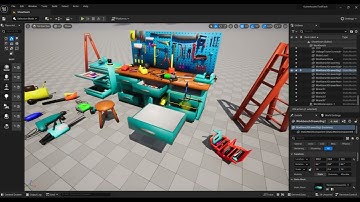 🔥 Low Poly Kitchen Game Asset Pack – Perfect for Unreal Engine! 🎮 (100+ Assets)
