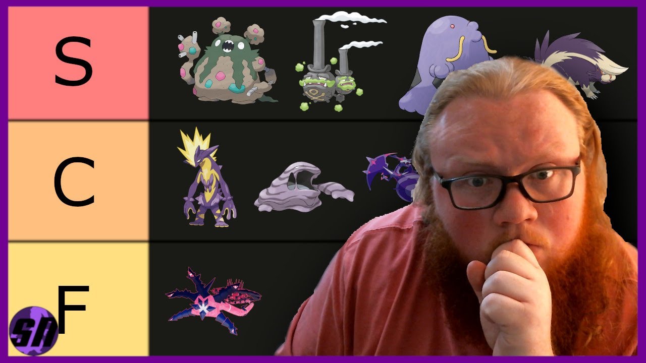 Poison Type Pokémon Tier List