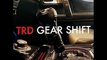 ⬛️🟥⬛️  Toyota 4Runner Mods: TRD Gear Shift 🤩 #short