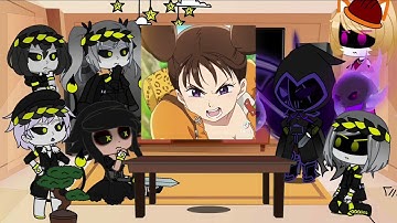Murder drones react to Diane | Meliodas | seven deadly sins | Cyn | FPE | Gacha life