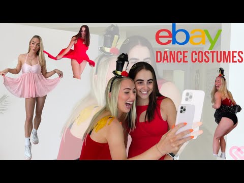 We try on EBAY DANCE COSTUMES!