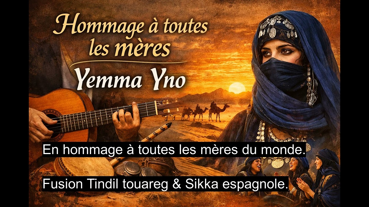 Watch Yemma Yno – Hommage à toutes les mères du monde | Tindil Touareg & Sikka Espagnole Fusion on YouTube Watch Yemma Yno – Hommage à toutes les mères du monde | Tindil Touareg & Sikka Espagnole Fusion on YouTube