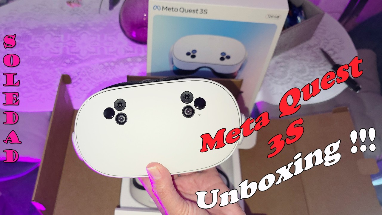 Meta Quest 3S 128GB 🎮🕹️📦 Unboxing and First Impressions - YouTube