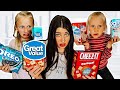 Branded VS Unbranded FOOD CHALLENGE *With My SiBLiNGS!!*