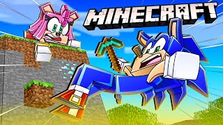 LOOK OUT!!  Sonic & Amy Play MINECRAFT LIVE!! (Part 2)