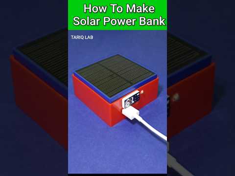 How To Make Solar Power Bank At Home