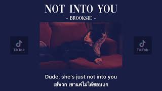 [THAISUB] Not Into You - Brooksie