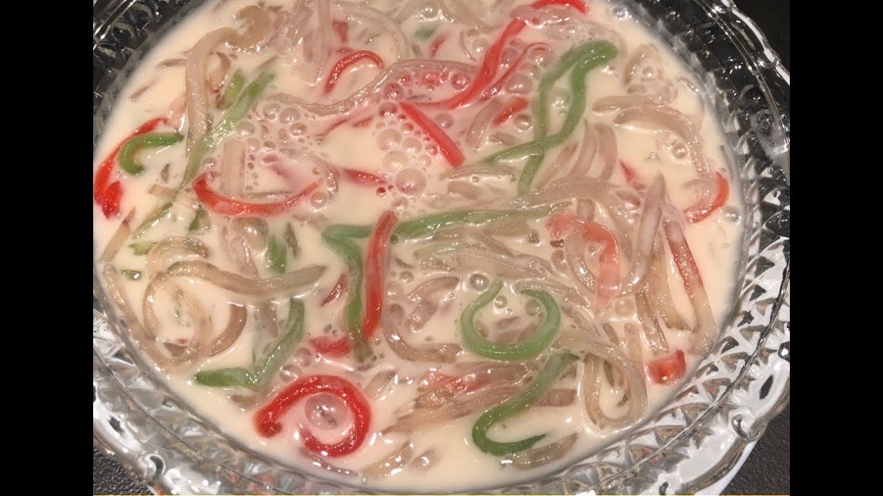 Khmer Dessert Noum Lort Sweht use Water Chestnut Starch