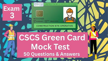 2025 CSCS Green Card Mock Test - 50 Questions & Answers - exam 3