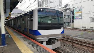 常磐線　快速上野行き　E531系カツK404編成　柏駅にて