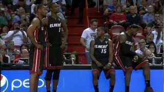 LeBron James dances hard as hell during the timeout