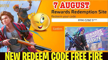 Rewards Redemption Website Free Fire | Free Fire Redeem Code Today | Redeem Code FF Today 7 August