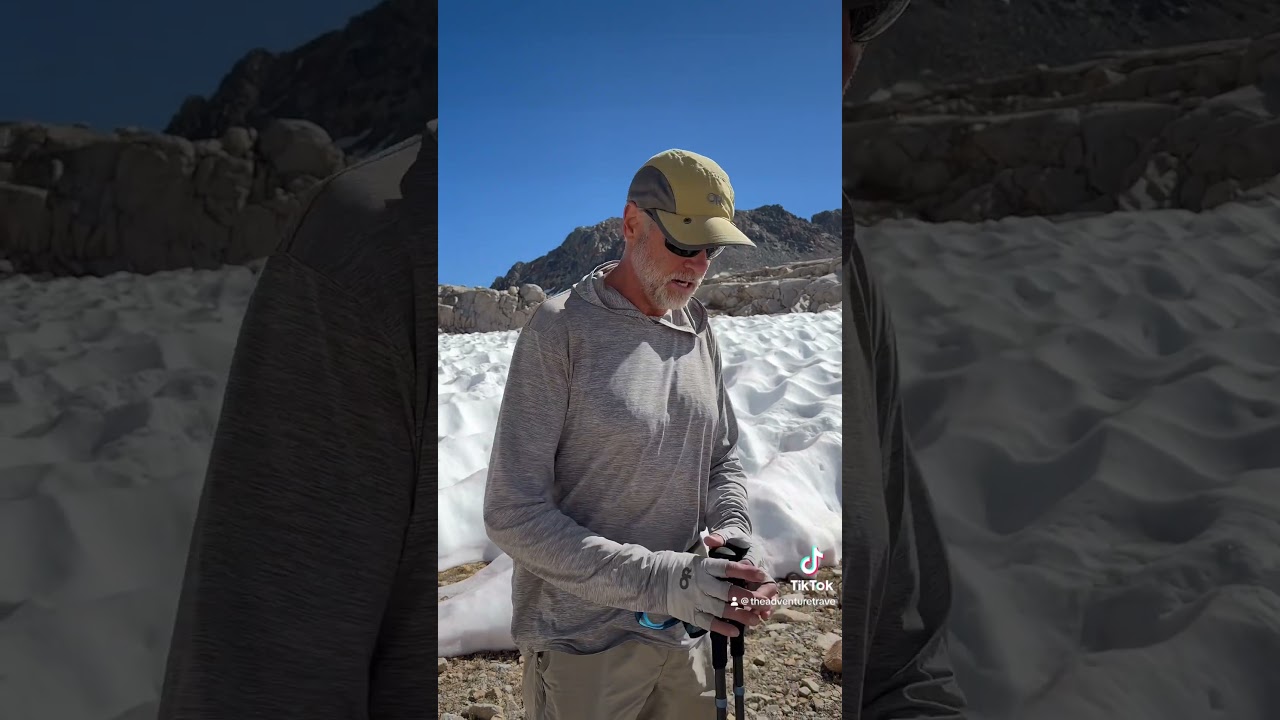 Kahtoola EXOspikes worked great for us on the John Muir Trail crossing snow fields #backpacking
