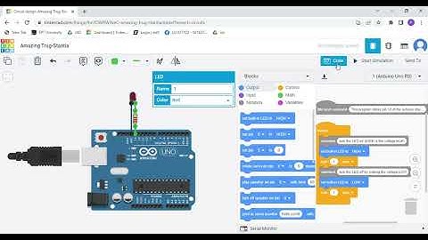 Bài 1: cách vào tinkercad va làm bài đèn led sáng nhấp nháy