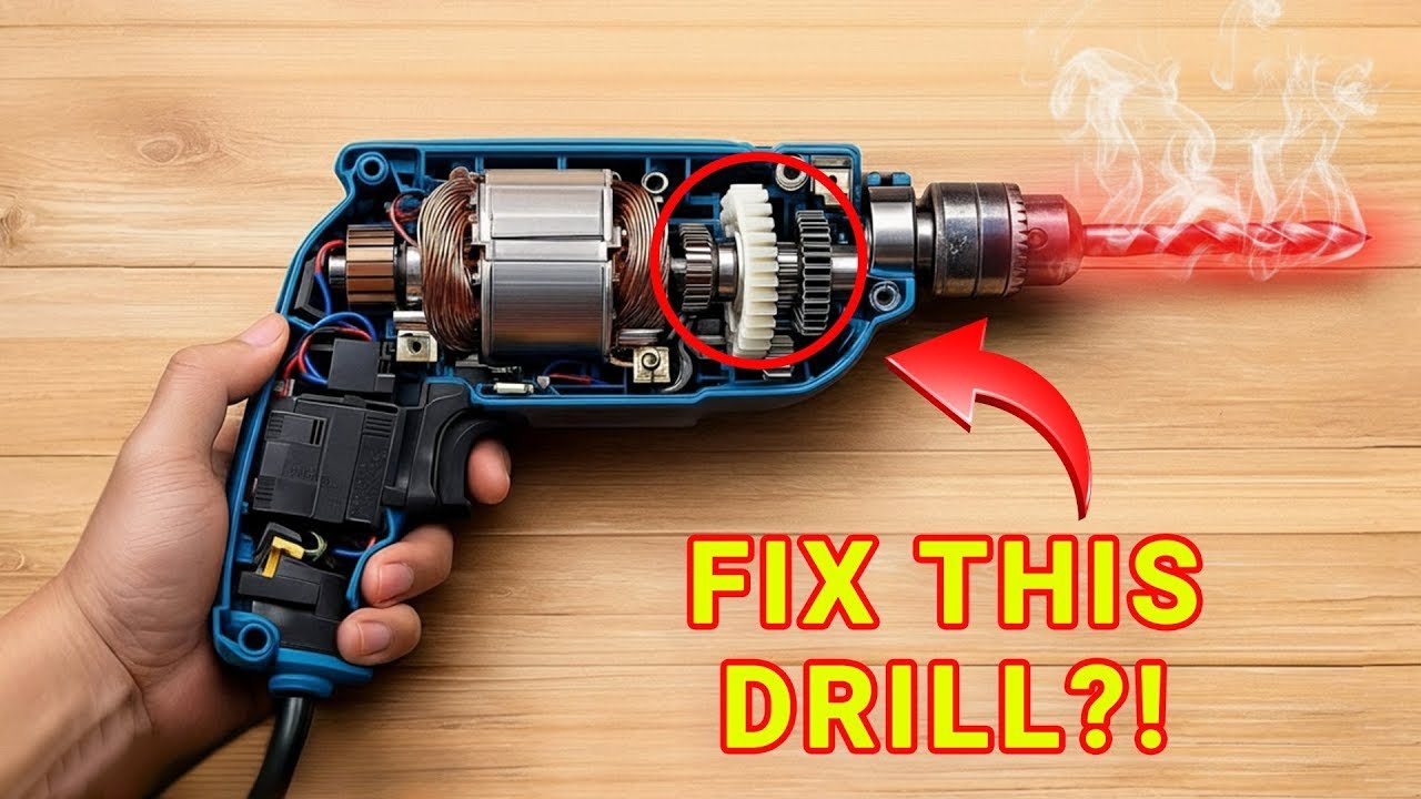 Не выбрасывайте старую дрель, пока не увидите это! А в сочетании с вентиляторной головкой вы будете