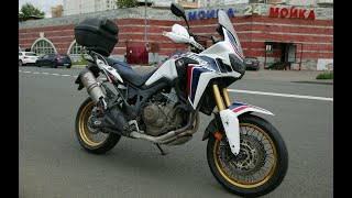 Honda Africa Twin CRF100L Supermoto. Туристический эндуро на шоссейных колесах для города.