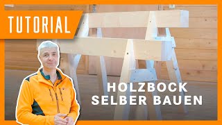 Wolfi zeigt: Holzbock selber bauen I DIY der Bayerischen Staatsforsten
