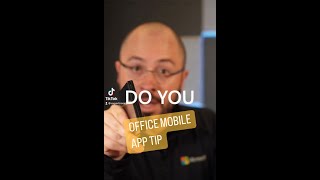 Office Mobile App Tip #shorts screenshot 2