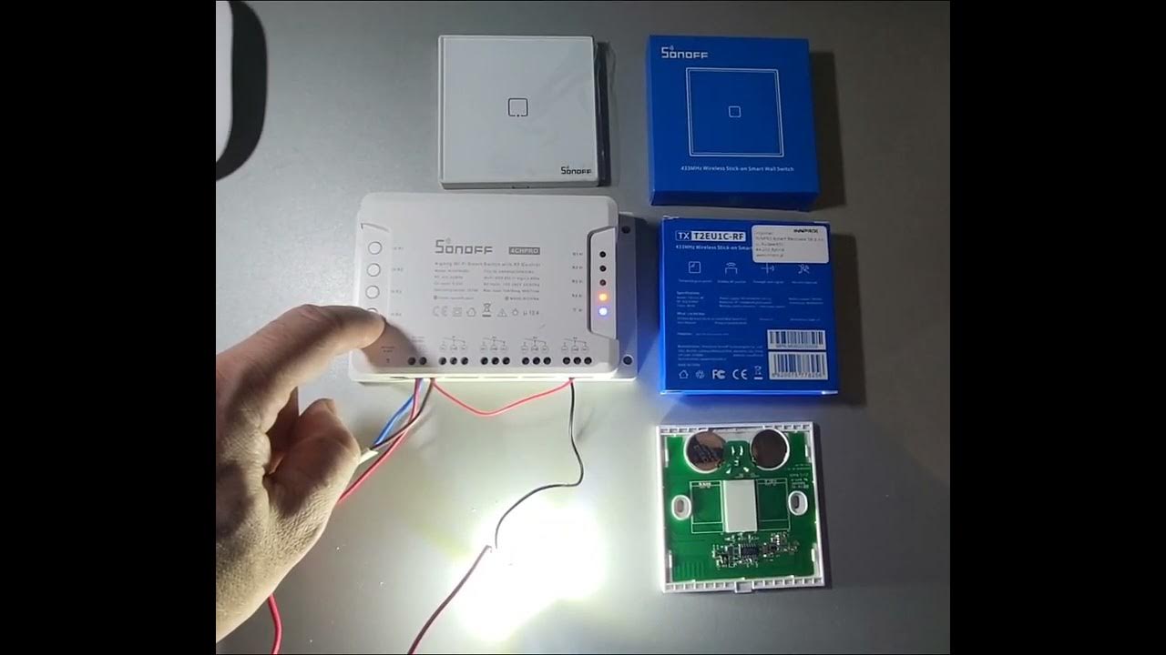 How to pair Sonoff Smart Wall Switch TX T2EU1C with Sonoff 4CHPRO R3(1