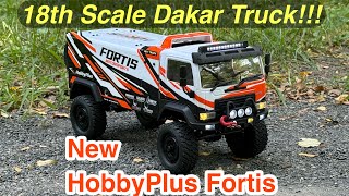 Quick Look and Run of the New HobbyPlus Fortis Dakar Rally #fortis #rallytruck #hobbyplus