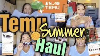 TEMU Summer Haul 🌞| Sandals and Sun Glasses Haul | TEMU SUMMER ESSENTIALS HAUL